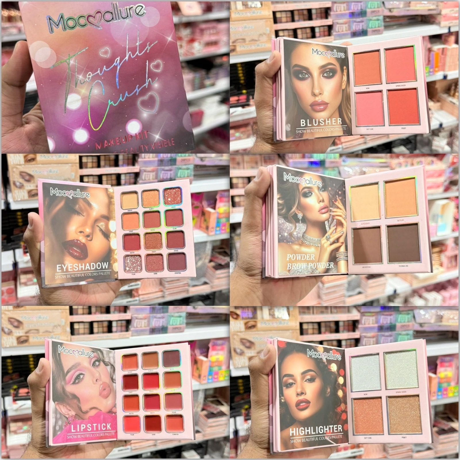 Mocallure Mini 5-Page Book Makeup Palette