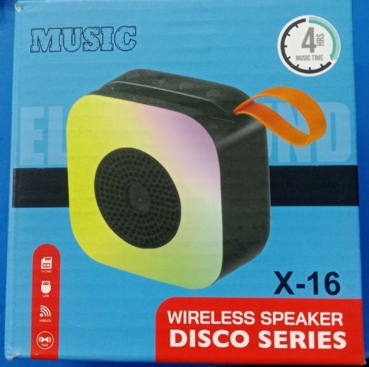 X-16 Wireless Speaker with RGB Lights