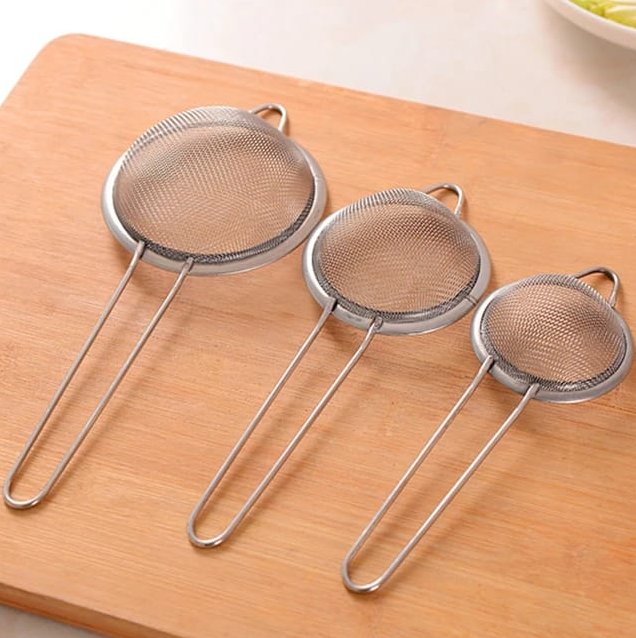 Stainless Steel Strainer Set (3 Pcs)