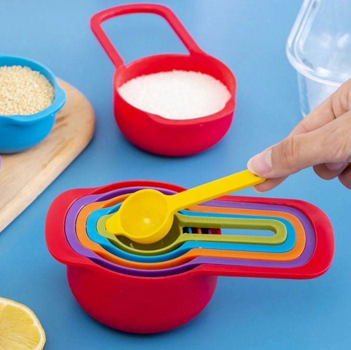 Measuring Cups and Spoons Set (6 Pcs)