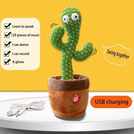 Dancing and Talking Cactus Toy
