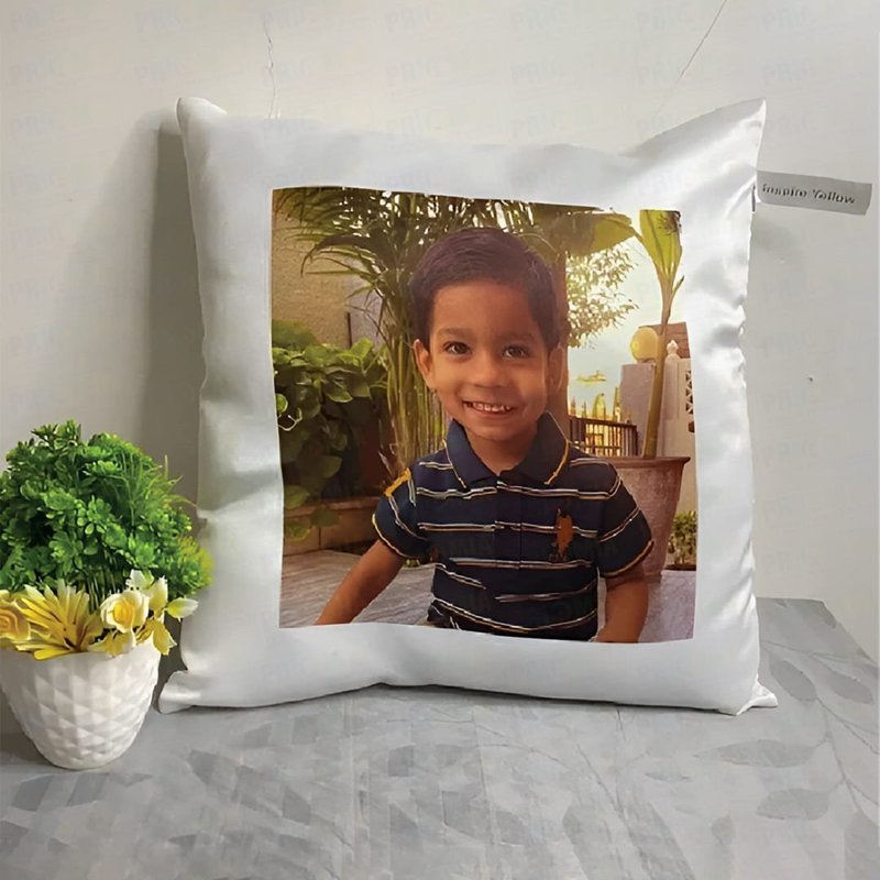 Customized Printed Cushion Black