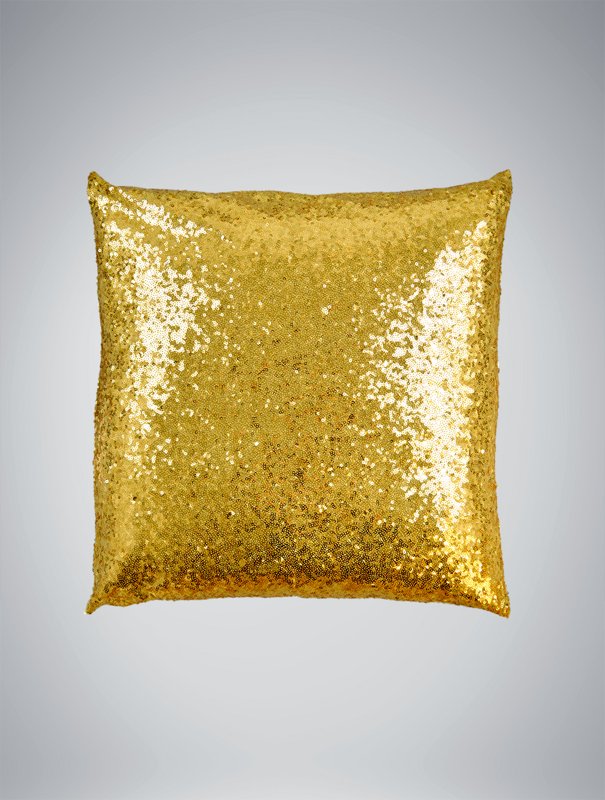 Customized Magic Sequin Cushion Golden