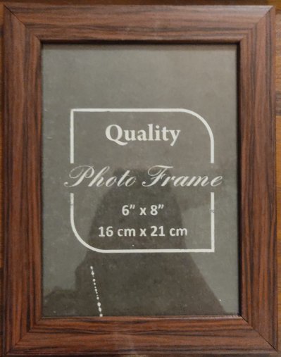 Wooden Photo Frame Brown 6x8 inch