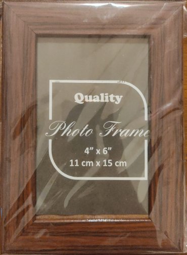Wooden Photo Frame Brown 4x6 inch