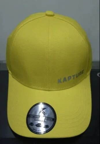Customized Sublimation Cap Yellow