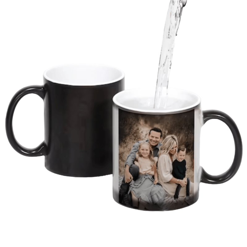 Customized Magic Mug 11 oz (Black, Colour-Changing)