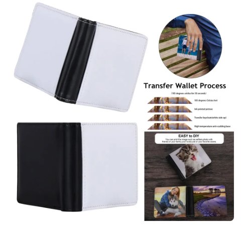 Customized PU Leather Photo Wallet
