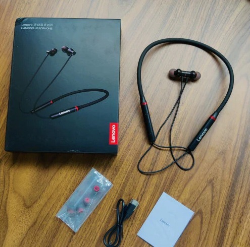 Lenovo HE05 Bluetooth Neckband Earphones