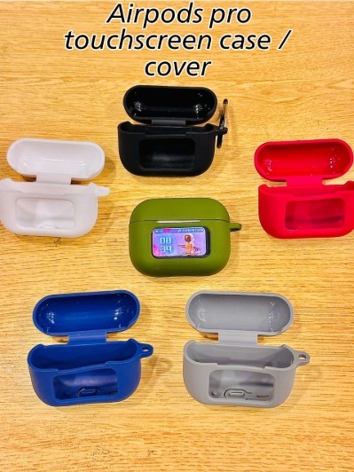 AirPods LCD Silicone Cover for Touchscreen Earbuds