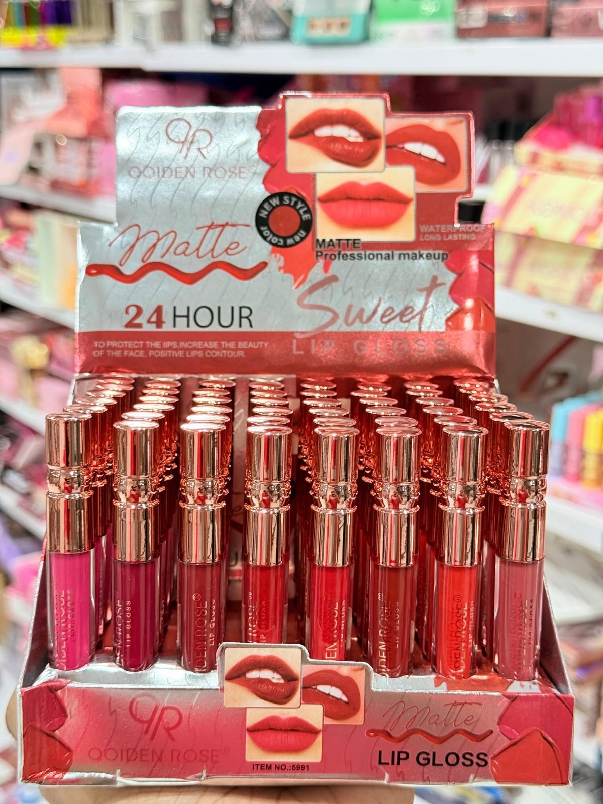 Qoiden Rose Matte Lip Gloss
