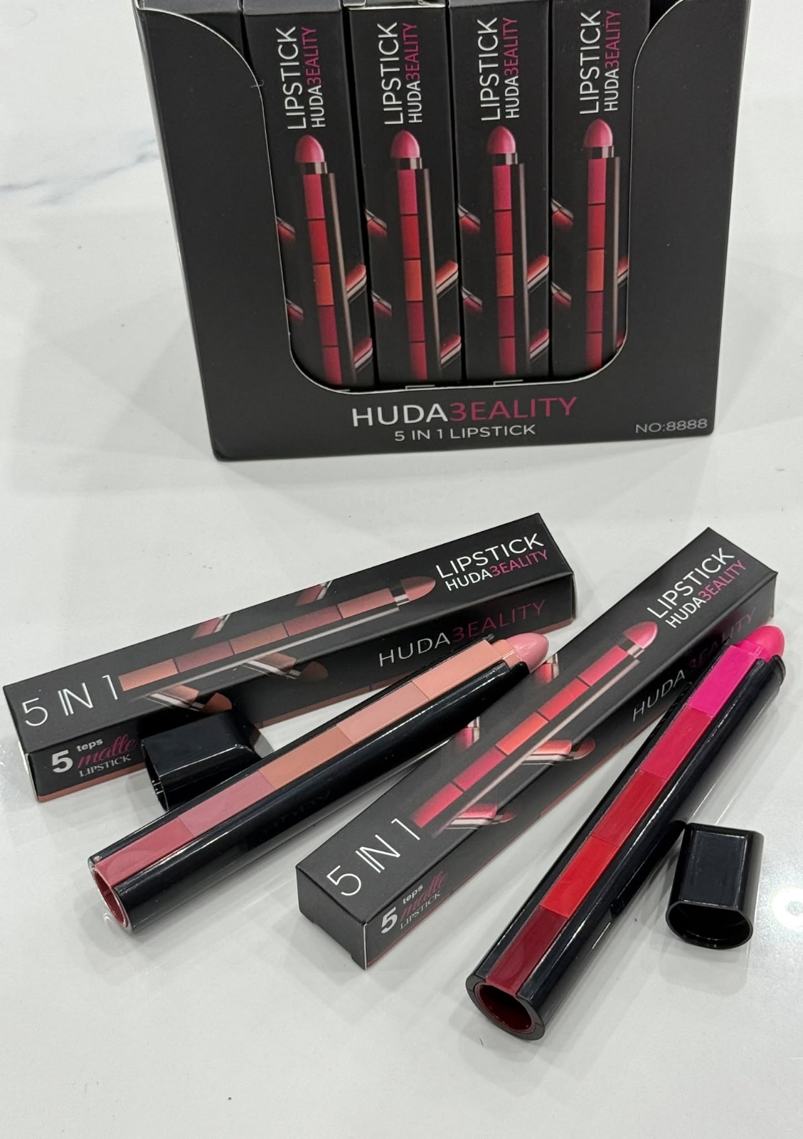Huda3eality 5-in-1 Matte Lipstick
