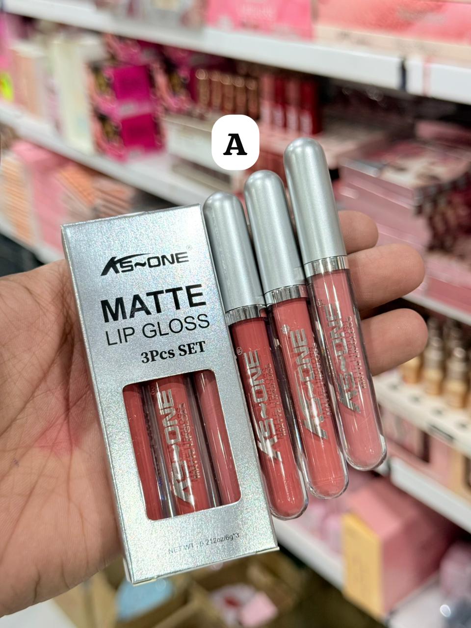 KS-One Matte Lip Gloss Set of 3 (Set A)